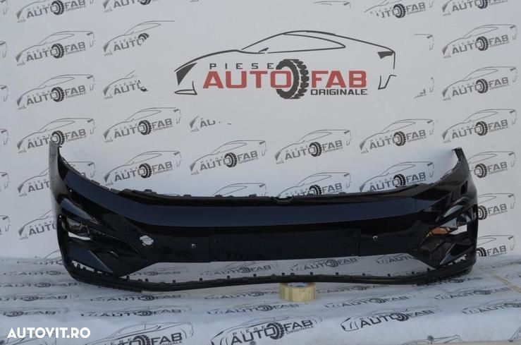 Bara fata Volkswagen Touran an 2016-2018 cu gauri pentru Parktronic, spalatoare faruri şi camere - 1