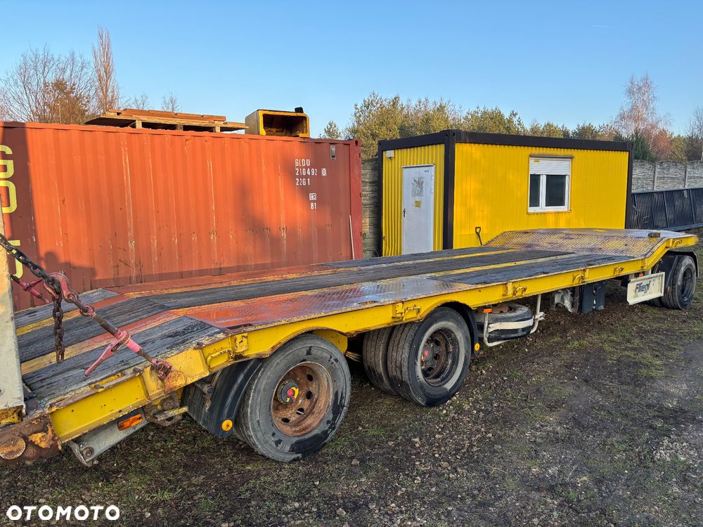 Fliegl DTS 300 DMC 30ton 2007r elektr najazdy 3 osie haki, balkon - 5