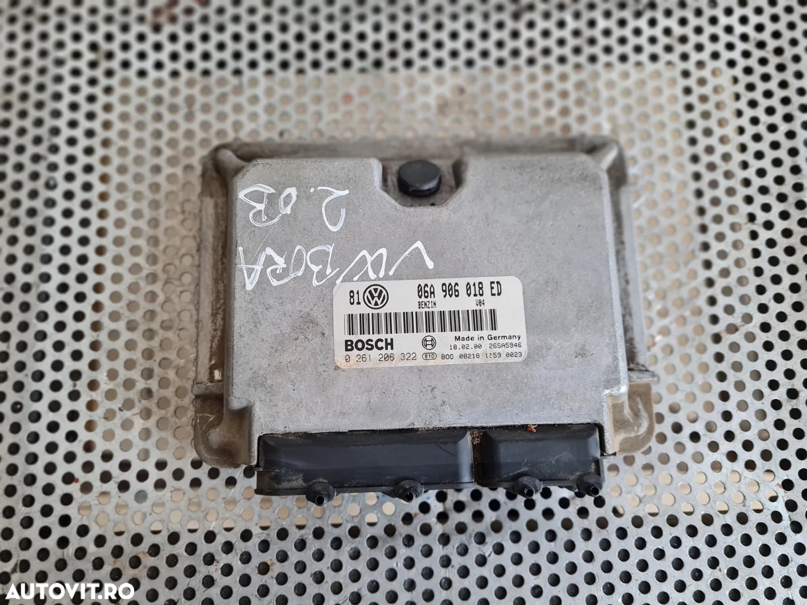 Calculator Motor ECU Vw Bora Golf 4 2.0 Benzina Cod 06AED - Dezmembrari Arad - 4