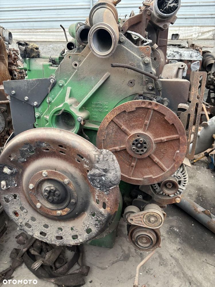 John Deere 6135RW405 Silnik Słupek Blok Kolektor Miska Olejowa Wał Koło Zamachowe Obudowa CZĘŚCI - 8