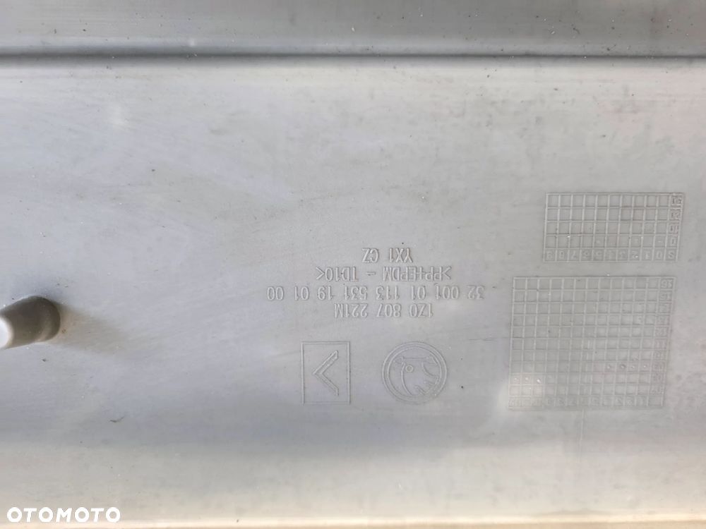 SKODA OCTAVIA II LIFT 1Z0 08-12 ZDERZAK PRZEDNI PRZÓD ŁADNY KOLOR SZARY METALIK NR 1Z0807221M NR AUKCJI NZ2078 - 34