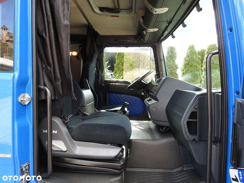 MAN TGM 15.290 PLANDEKA WINDA 18 PALET KLIMATYZACJA TEMPOMAT PNEUMATYKA BLIŹNIACZE KOŁA  290KM - 37