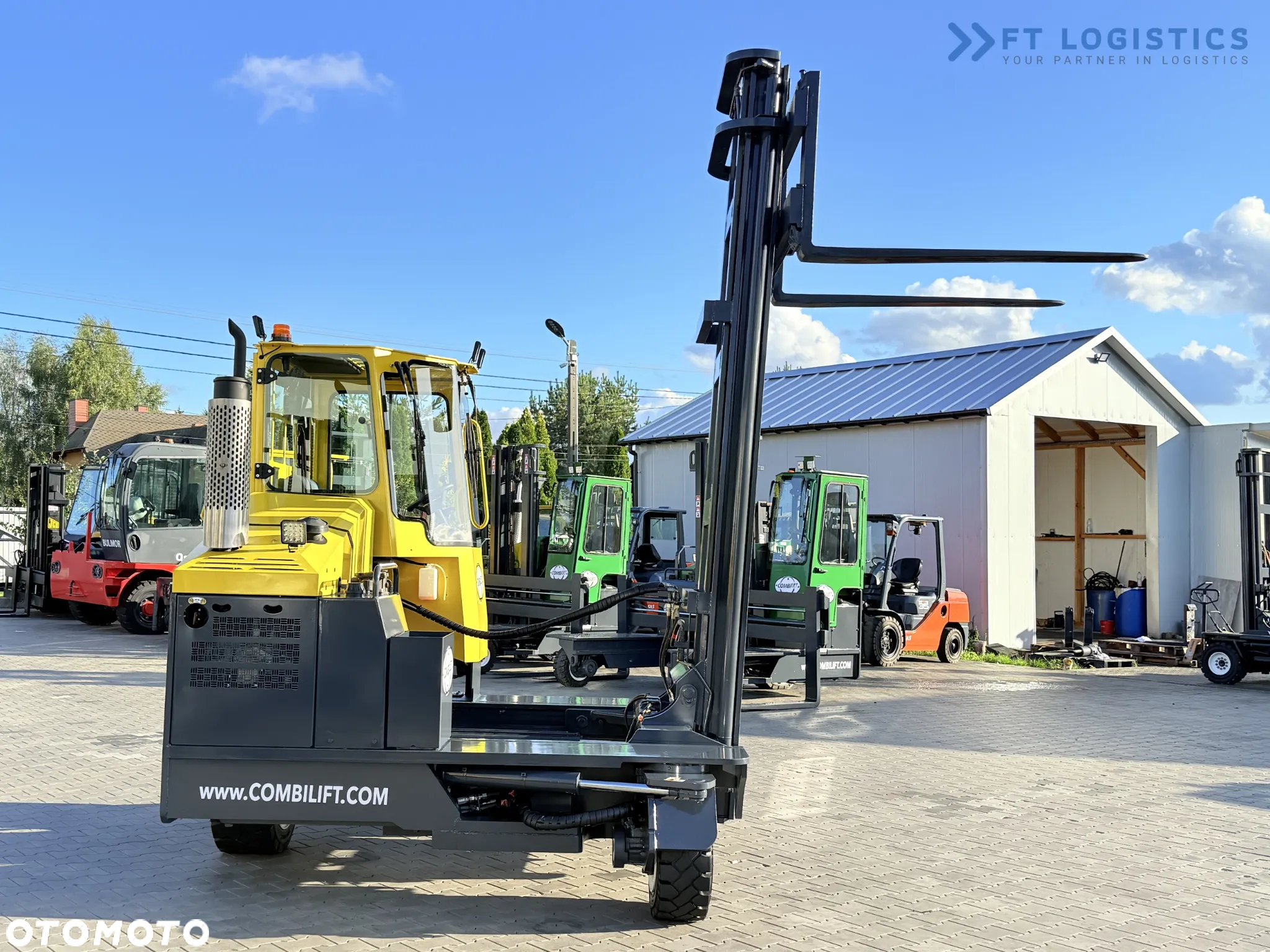 Combilift WÓZEK CZTEROKIERUNKOWY - WIELOKIERUNKOWY C5000XL / GAS / DUPLEX 6000MM /JEDYNE 3479 MOTOGODZIN /  PRZESUW WIDEŁ / PEŁNA KABINA / STAN IDEALNY / Szeroka oferta wózków czterokierunkowych i bocznych, dopasowanych do różnorodnych potrzeb i zastosowań - 28