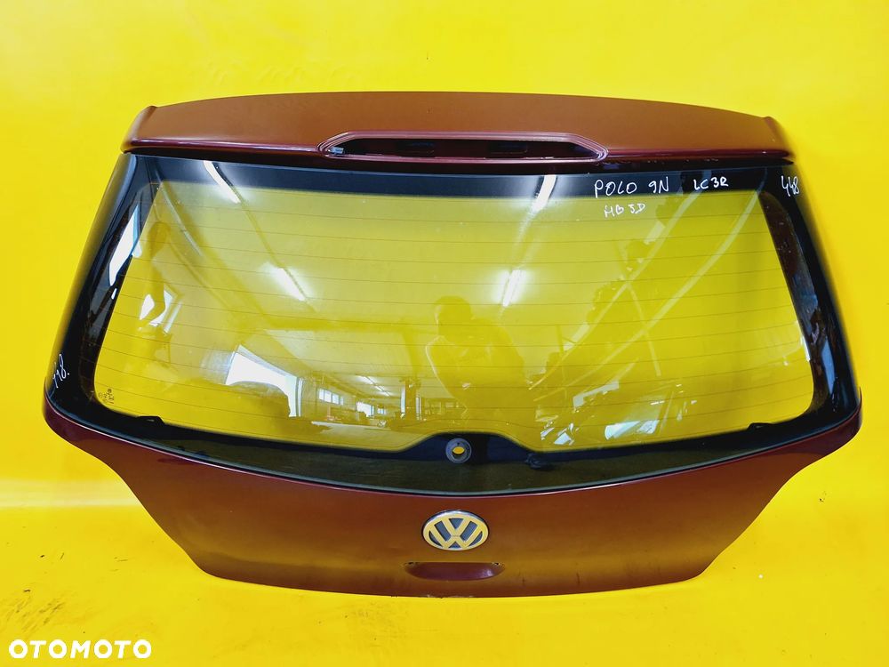 KLAPA TYŁ TYLNA POKRYWA BAGAŻNIKA VW POLO IV 9N HB 5D 01-05 LAK: LC3R NR448 - 1