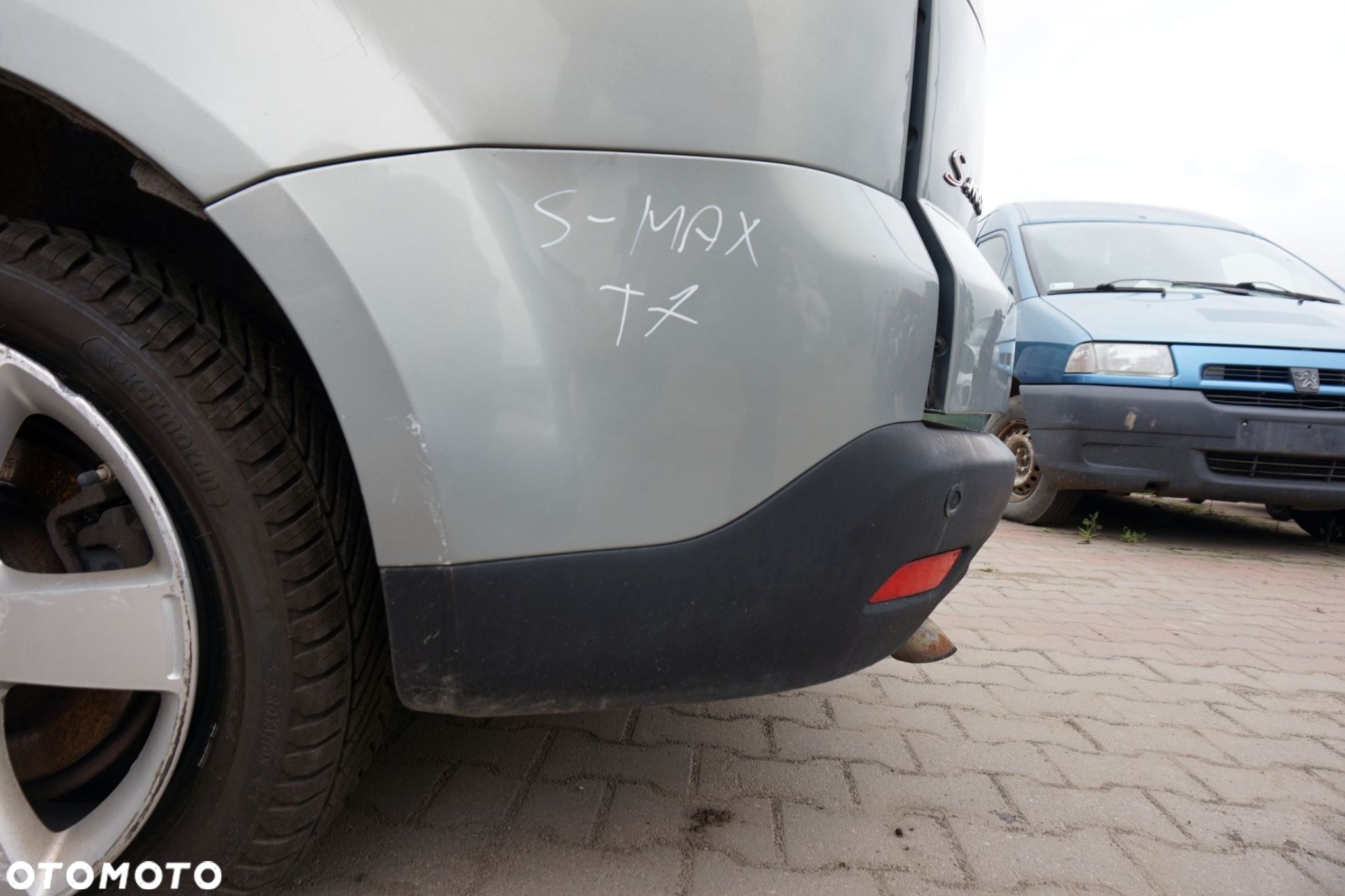 ZDERZAK TYLNY PDC S-MAX I MK1 T7  SZARY THUNDER FORD 2006-2010 - 3
