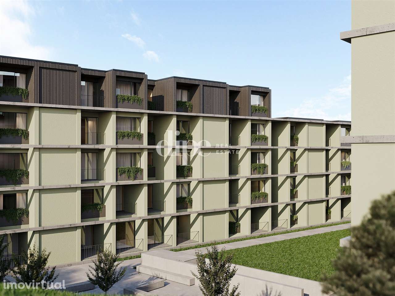 Apartamento T1 novo inserido no condomínio privado em Guimarães - Grande imagem: 3/16
