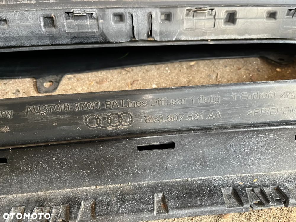 Audi A3 Lift 8V3 (2015-19) Zderzak Tył Tylny 8V3,807,521,AA - 7