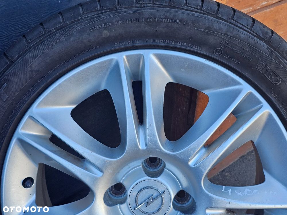 KOŁA FELGI ALUMINIOWE OPONY LETNIE OPEL CORSA D ASTRA H G MERIVA A 195/55/16 R 16 ET40 4X100 - 6