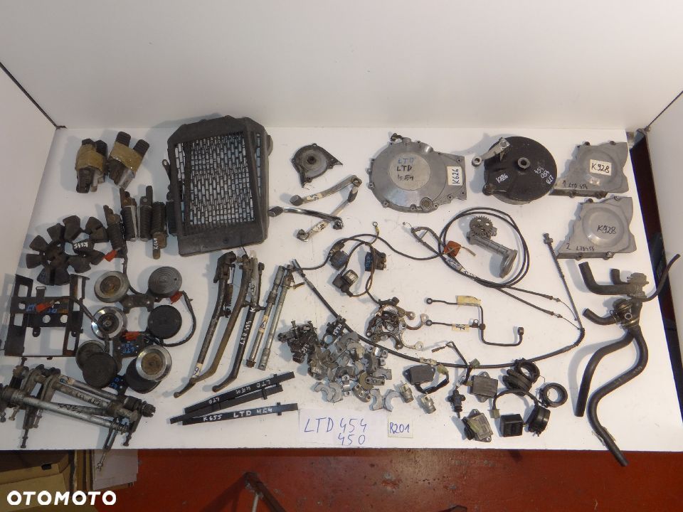 LTD 454 450 oska koła tyl klakson podnóżek panewki przekaźnik krociec pompa oleju stycznik R201