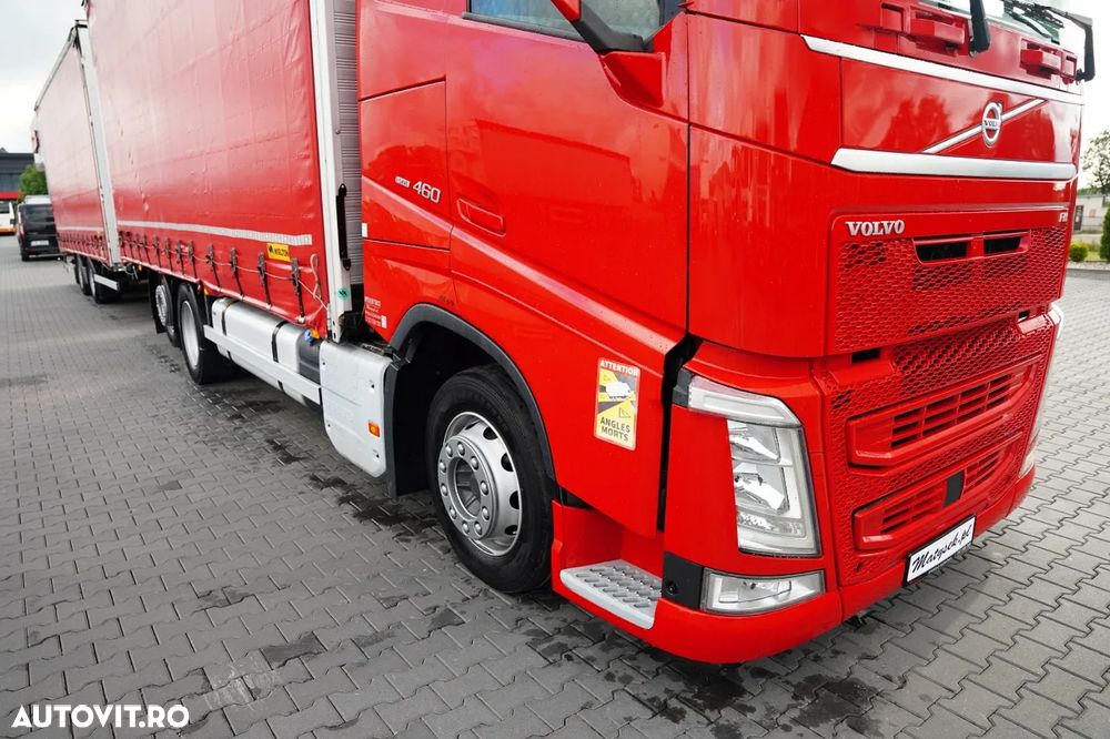 Volvo FH 460 / COMBINAȚIE TANDEM / 120 M3 / TRANSITION / I-SAVE / I-PARK COOL / PUNTE RIDICATĂ / DIRECȚIE / WIELTON / CORTINĂ ARMATĂ - 6