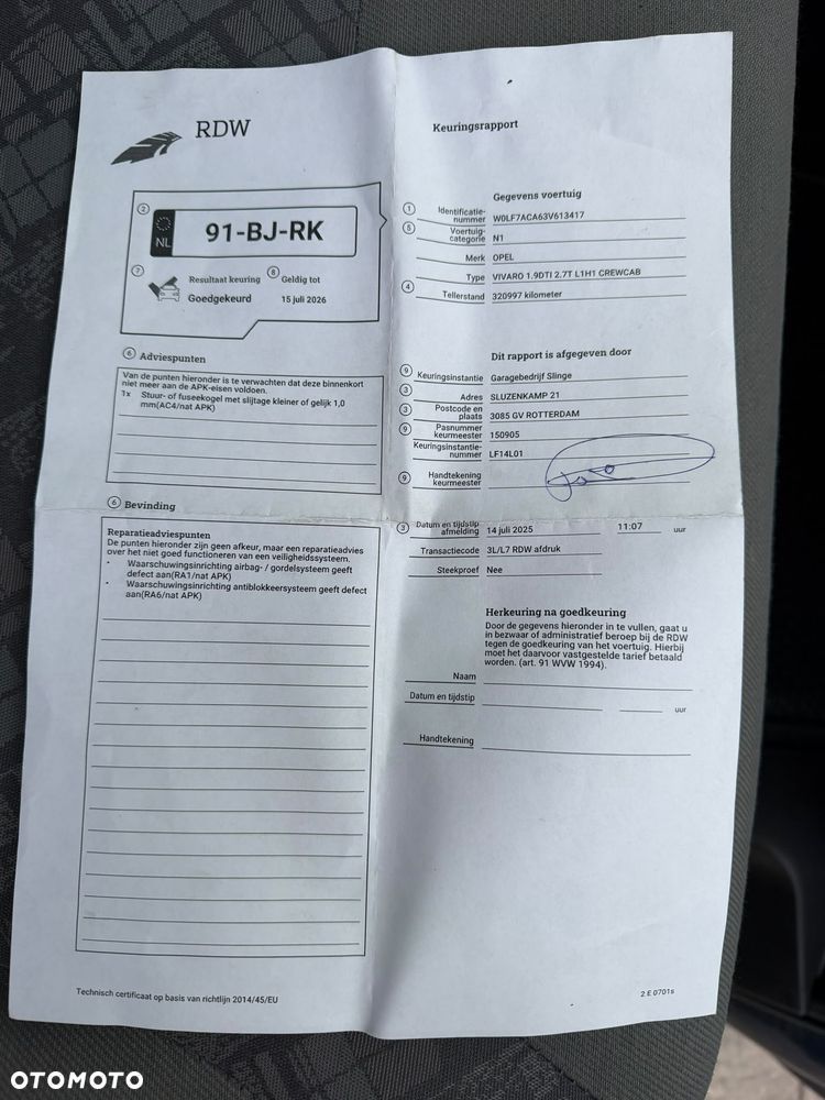 Opel VIVARO Klima Elektryka Dubel Kabina Brygadówka 6 os. Hak - 19