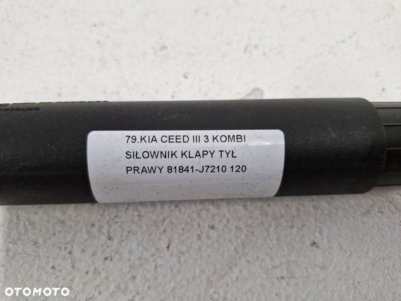 KIA CEED III 3 KOMBI SIŁOWNIK KLAPY TYŁ PRAWY 91841-J7210 - 4