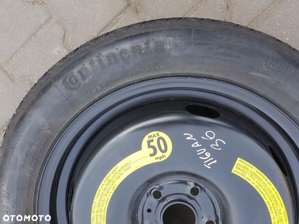 VW TIGUAN I 5N 06-15r KOŁO DOJAZDOWE 18 5X112 5N0601027A/D - 4