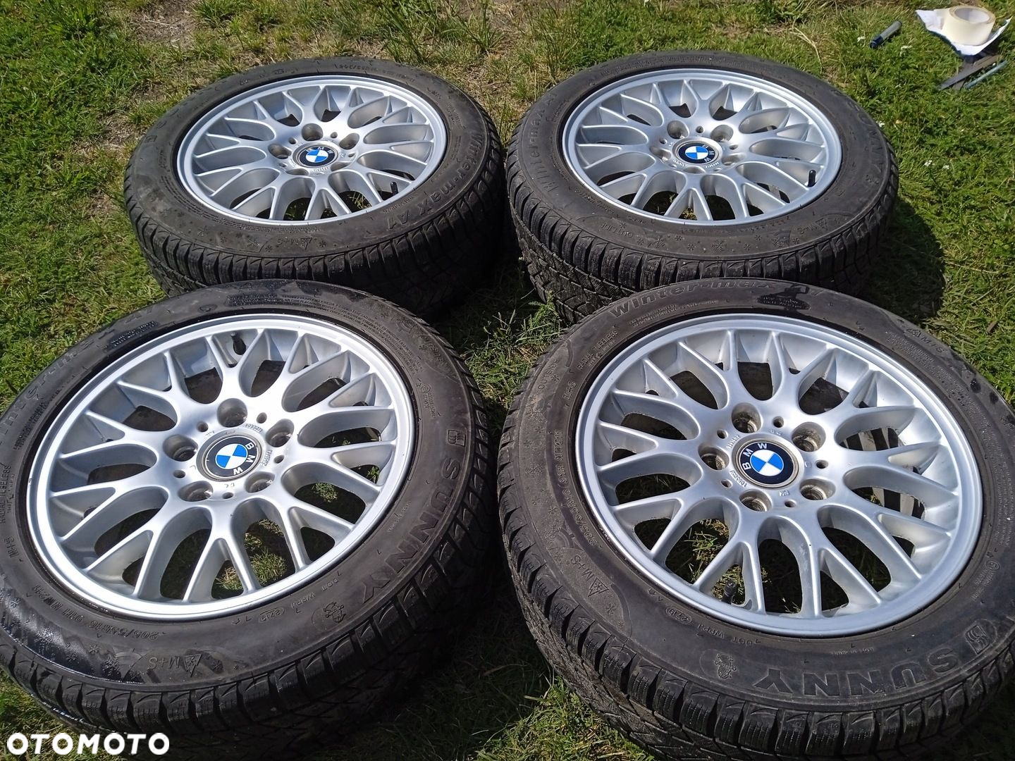 FELGi aluminiowe 5x120 BMW 1 2 3 E36 E46 Z3 7x16 et46 opony - 2