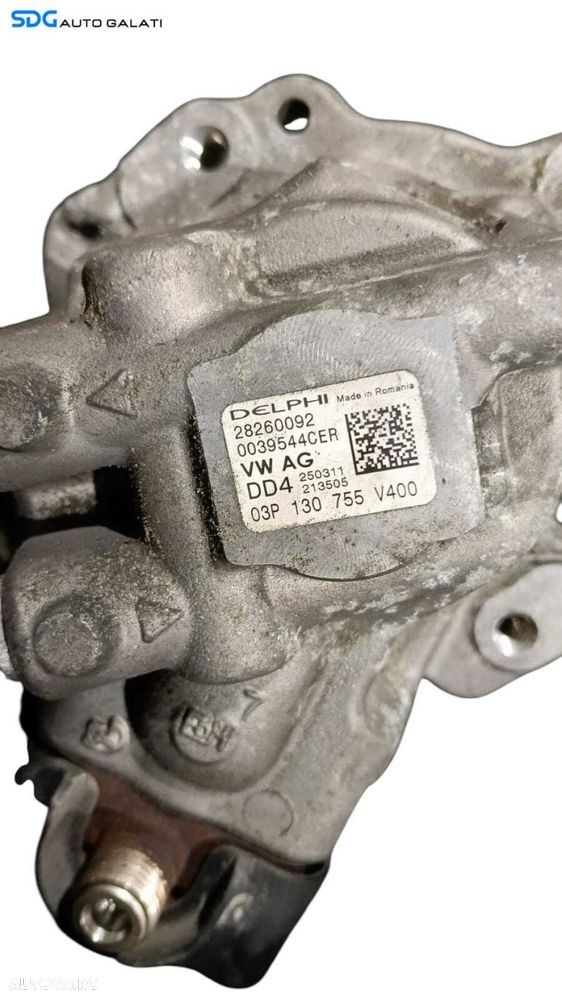 Pompa Inalta Presiune cu Senzor Regulator Volkswagen Polo 6R 1.2 TDI CFWA 2009 - 2017 Cod 03P130755 28260092 [M8351] - 2