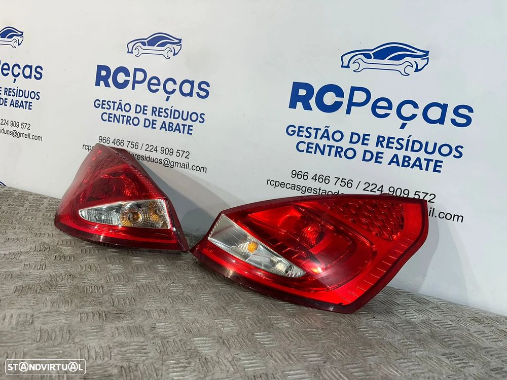 .Conjunto Farolins Farolim Traseiro Trás Esquerdo Direito Originais Ford Fiesta Mk6 VI 6 2008 - 2012 - 8