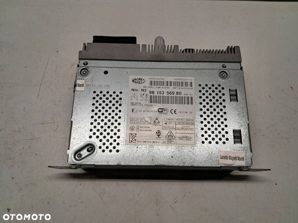 citroen peugeot radio z nawigacją 9815356980 navigacja - 1