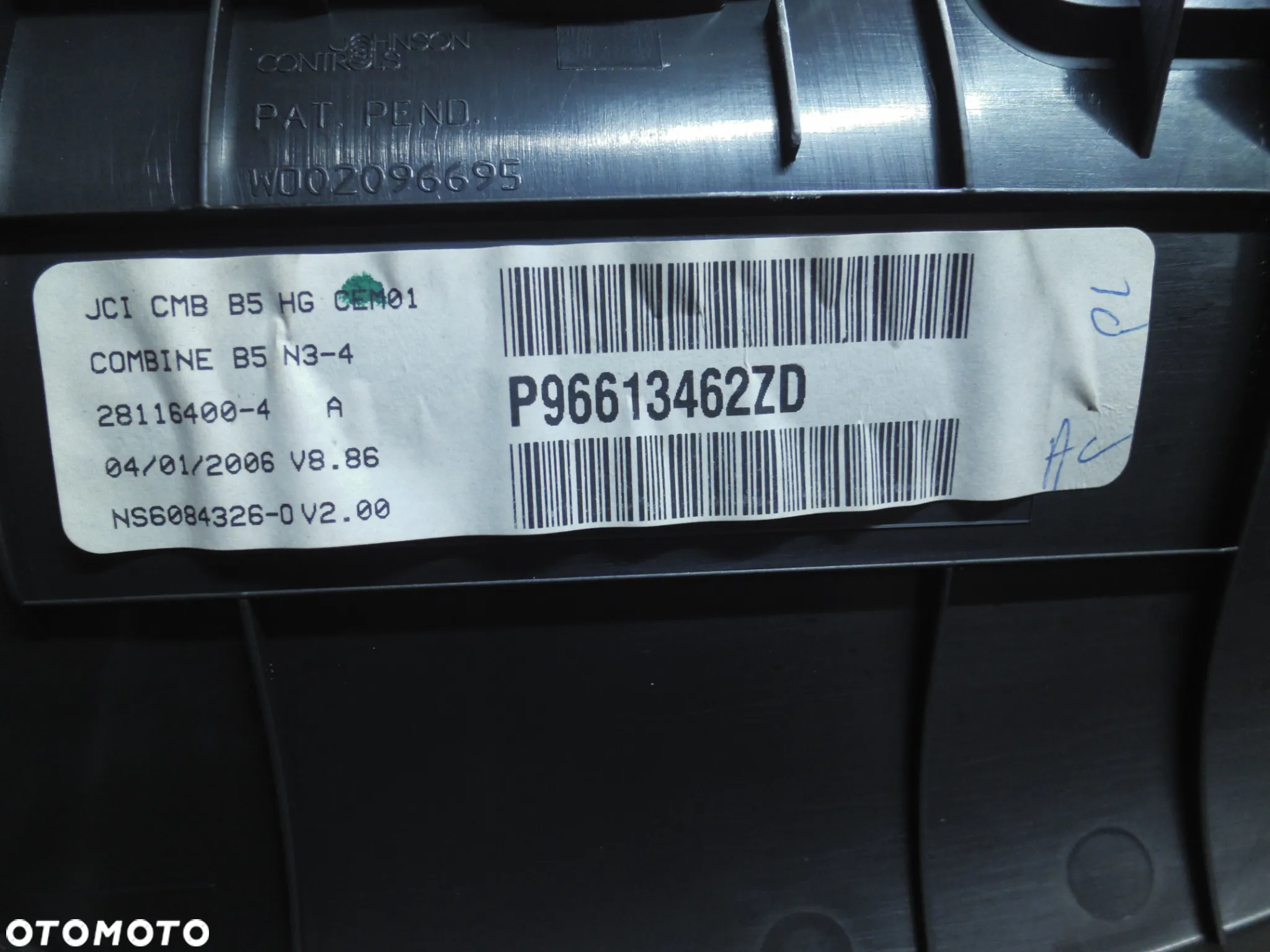 LICZNIK ZEGAR CITROEN C4 P96613462ZD 1.6 HDI 2006R - 3