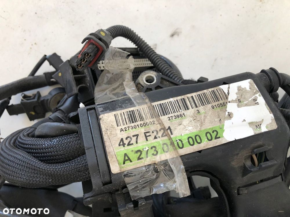 MERCEDES W207 WIĄZKA PRZEWODY SILNIKA A2730100002 - 3