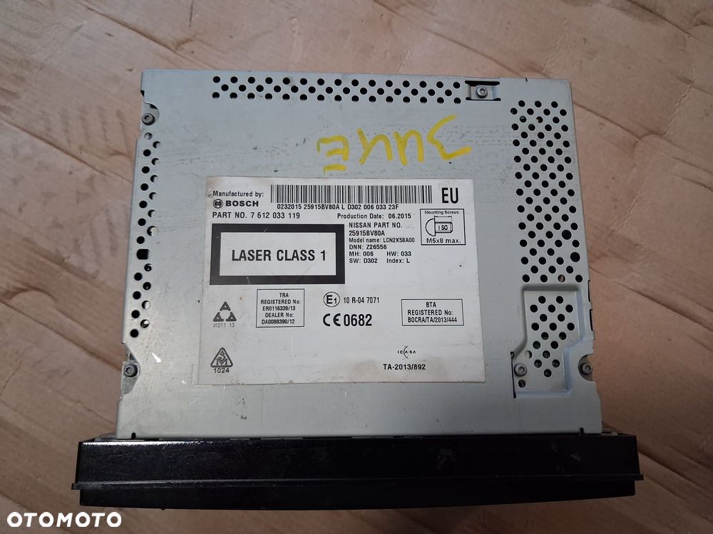 Radio NISSAN JUKE I 7612033119  OE - 4