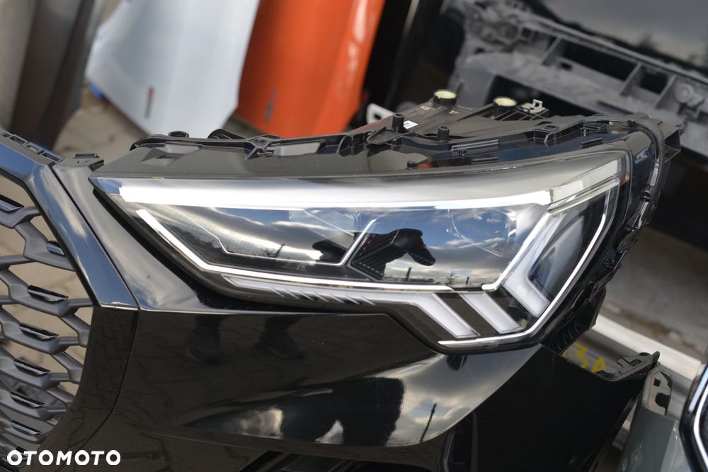 MASKA ZDERZAK BŁOTNIK LAMPA PAS BELKA GRILL FULL LED AUDI Q3 II 83A 2018- - 8