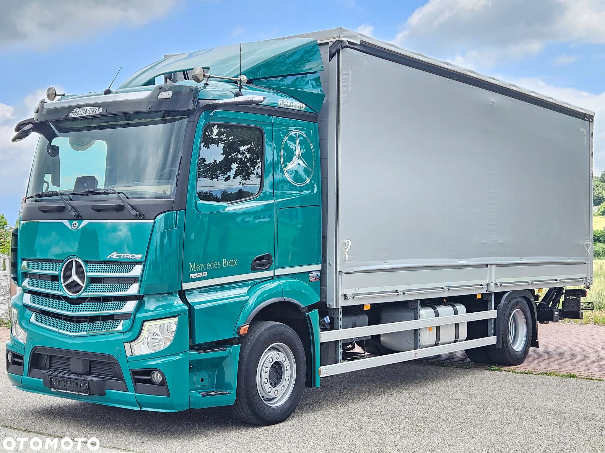 Mercedes-Benz ACTROS 1833 / BURTO-FIRANKA / WINDA / 18 PALET / 8600 ŁADOWNOŚĆ / AUTOMAT / DUŻY SILNIK / 10.2019  ROK / SYPIALKA / LEDY / KAMERY / VIRTUAL COCPIT/ JAK NOWY - 1