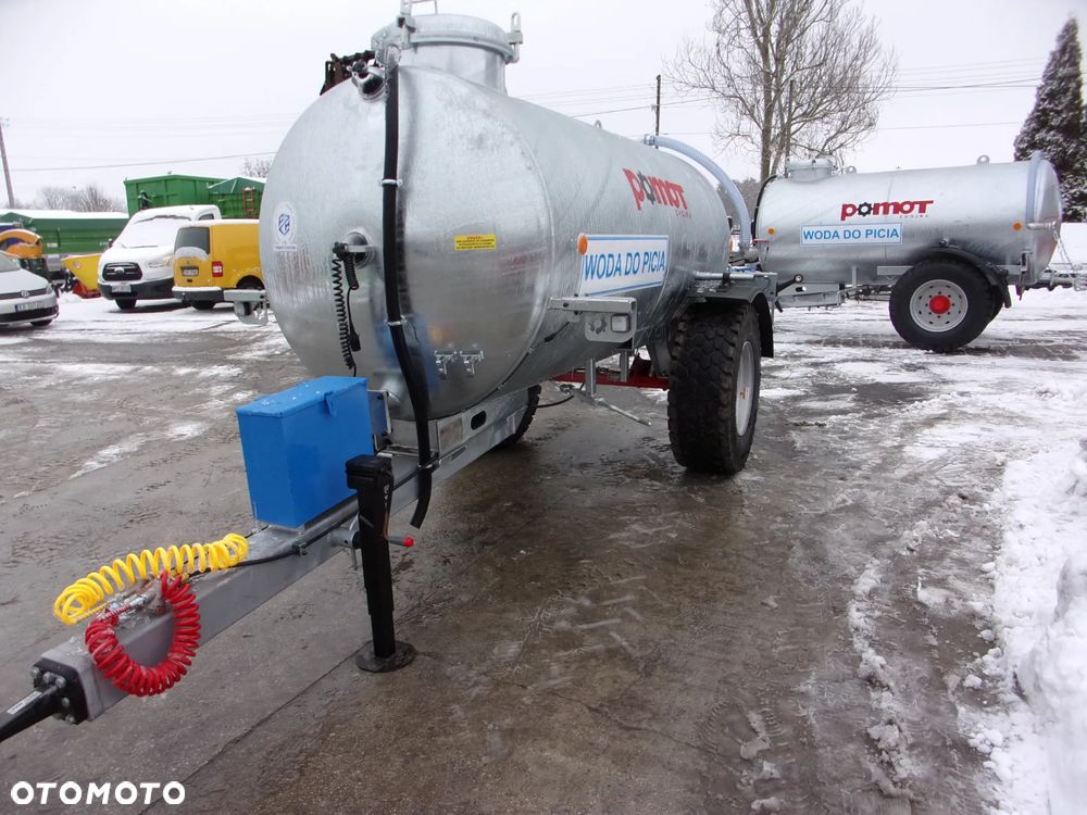 Pronar Przyczepa-Cysterna-Beczkowóz do transportu, przewozu, dostarczenia wody pitnej T507/5 POMOT 5000 Litró, Wóz Asenizacyjny POMOT T507/3 - 4000 litrów, nie Meprozet - 4