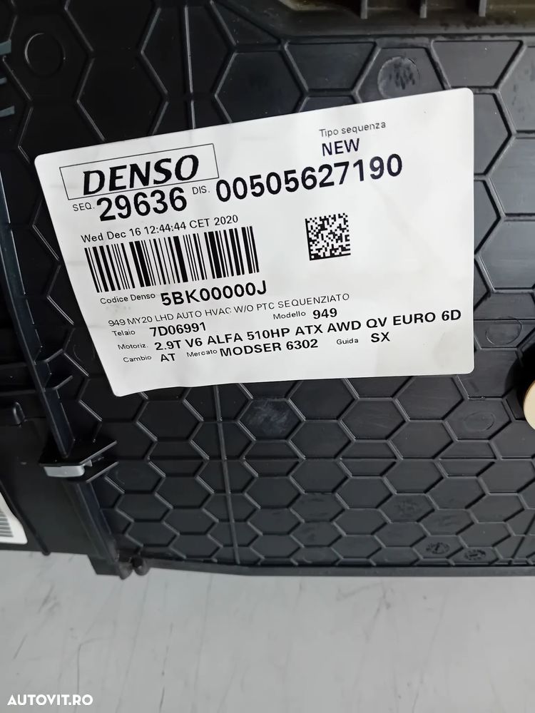 Carcasa Aeroterma Bord Alfa Stelvio An 2017-2022 Volan Stanga - 6