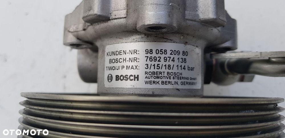 Pompa wspomagania Bosch Ducato 2,0 Euro6 nr 9805820980 - 3