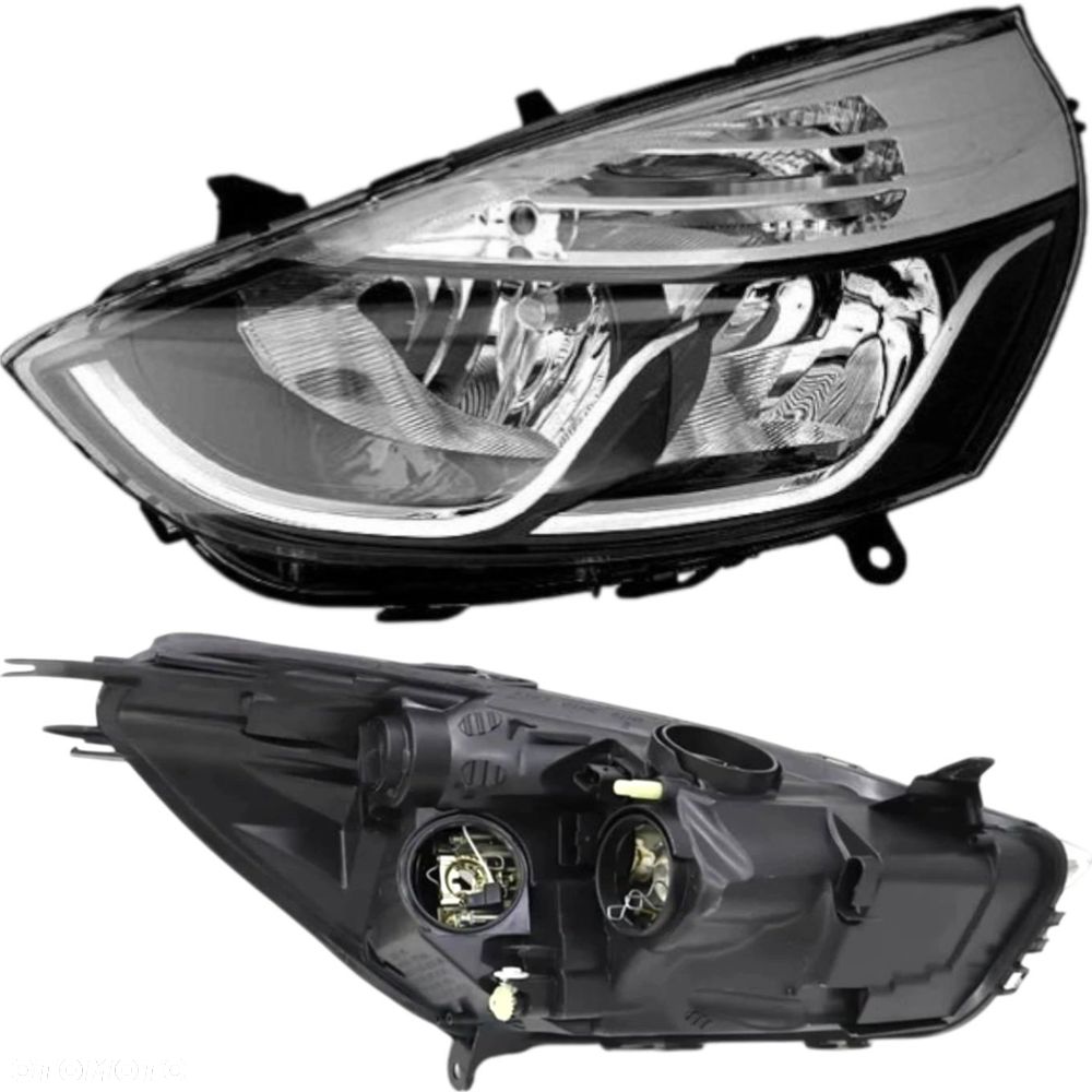 LAMPY PRZEDNIE REFLEKTORY PRAWY LEWY KOMPLET RENAULT CLIO IV HB KOMBI - 7