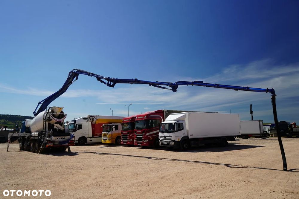 Inny ASTRA VEICOLI 84 44 / POMPOGRUSZKA / 8X4 / BETONIARKA 9 M3 + POMPA CIFA MAGNUM MK 28,4 L / STEROWANIE RADIOWE / NOWE BADANIE UDT - 34