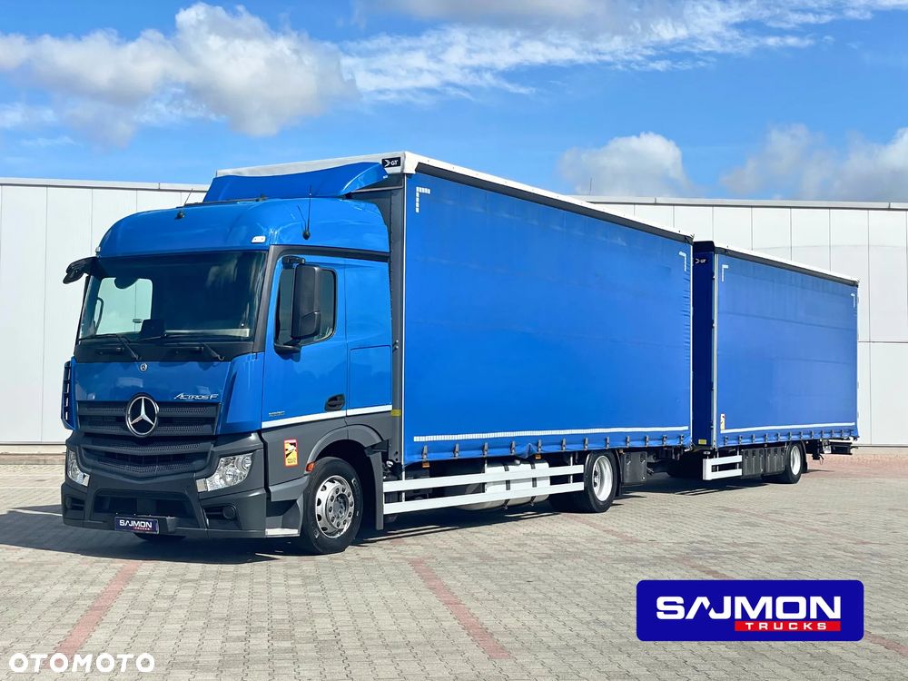 Mercedes-Benz ACTROS F 1836 / ZESTAW TANDEM 120 M3 / PRZEJAZDOWY / 7,75 M + 7,75 M / SALON PL - 1