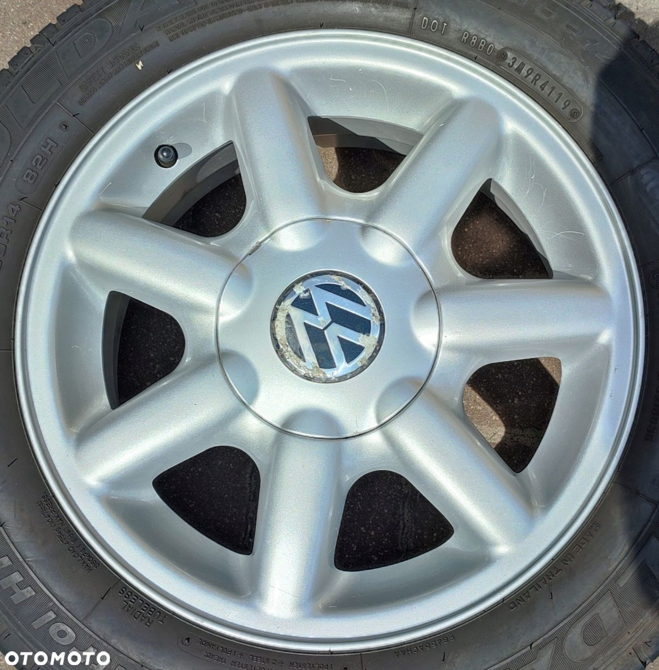 Felgi Aluminiowe Oryg. Vw Polo Golf II Golf III 14 Cali 6Jx14 Et45 4x100 - 5