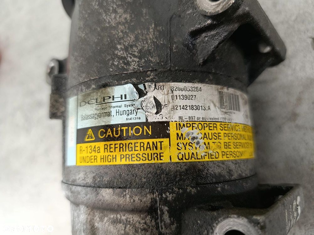 POMPA, SPRĘŻARKA KLIMATYZACJI NISSAN PRIMERA III P12 8200053264 DELPHI 1.9 - 7