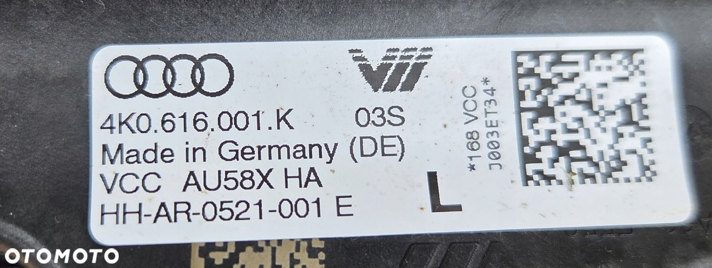 AUDI A6 S6 A7 S7 C8 PODUSZKA MIECH ZAWIESZENIA LEWY TYŁ 4K0616001K - 5