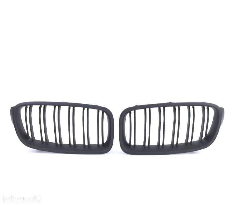 GRELHA FRONTAL BMW F30 F31 LOOK M3 PRETO FOSCO - 5