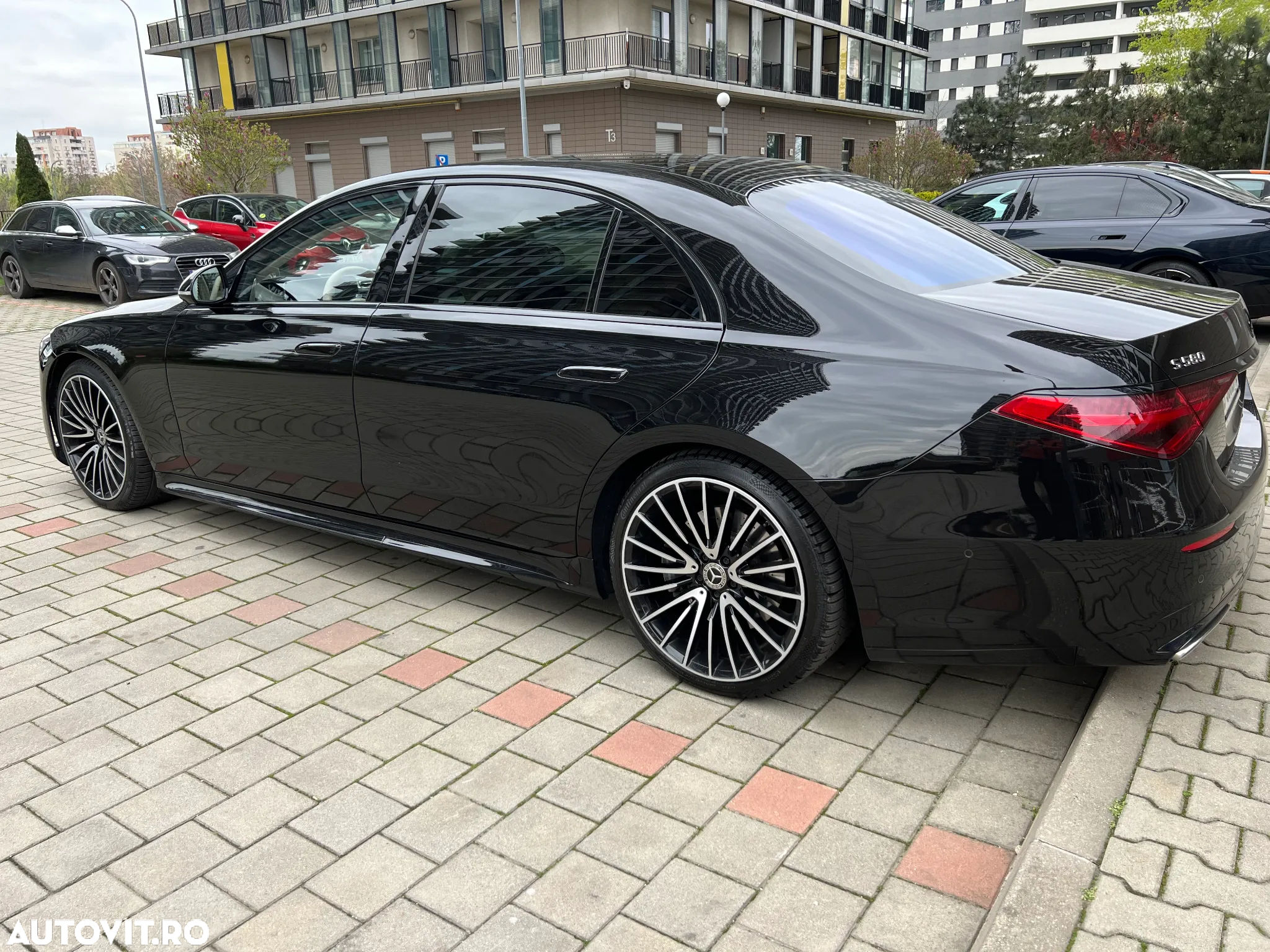 Jante Roti Mercedes19 R19 AMG Negru lucios R19 W222 W221 W212 W204 W205 W213 - 8