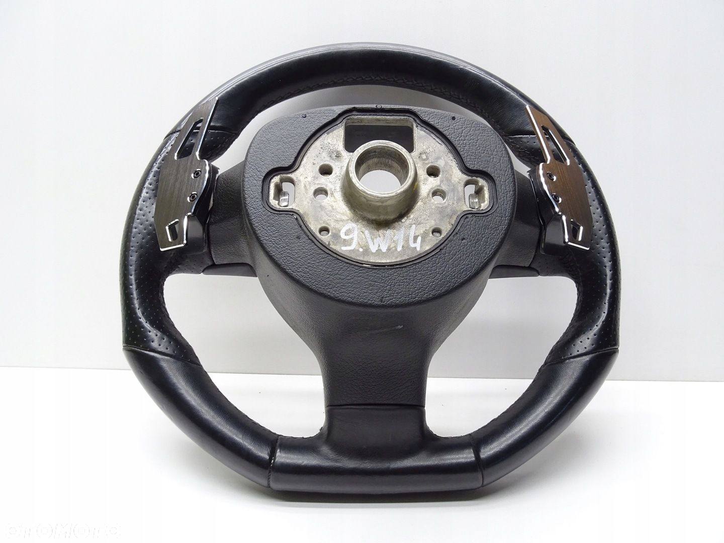 KIEROWNICA VW SCIROCCO III 1K8 SKÓRA PIKOWANA ŚCIĘTA ŁOPATKI DSG 1K8419091F - 9