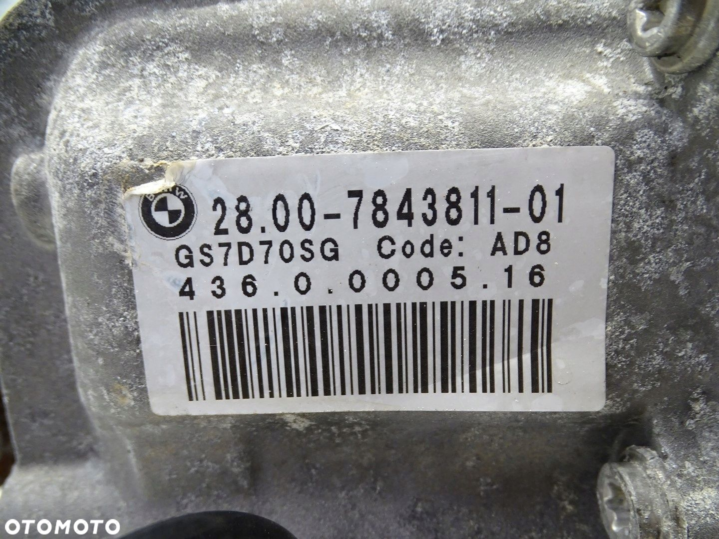 SKRZYNIA BIEGÓW BMW M5 M6 F10 F12 F13 F06 7843811 GS7D70SG - 12