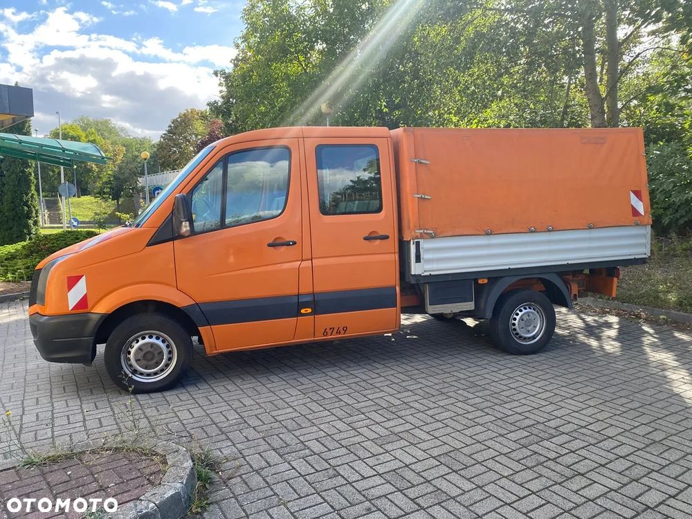 Volkswagen Crafter 2.0 Tdi 140KM Klima Doka 7 osobowa 2.8m skrzynia 2012/2013 Zadbany - 2