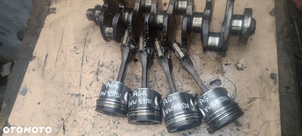 VW Seat Skoda Audi 1,9tdi AVQ AGR wał korbowy  038C  tłok korbowód 028H - 3