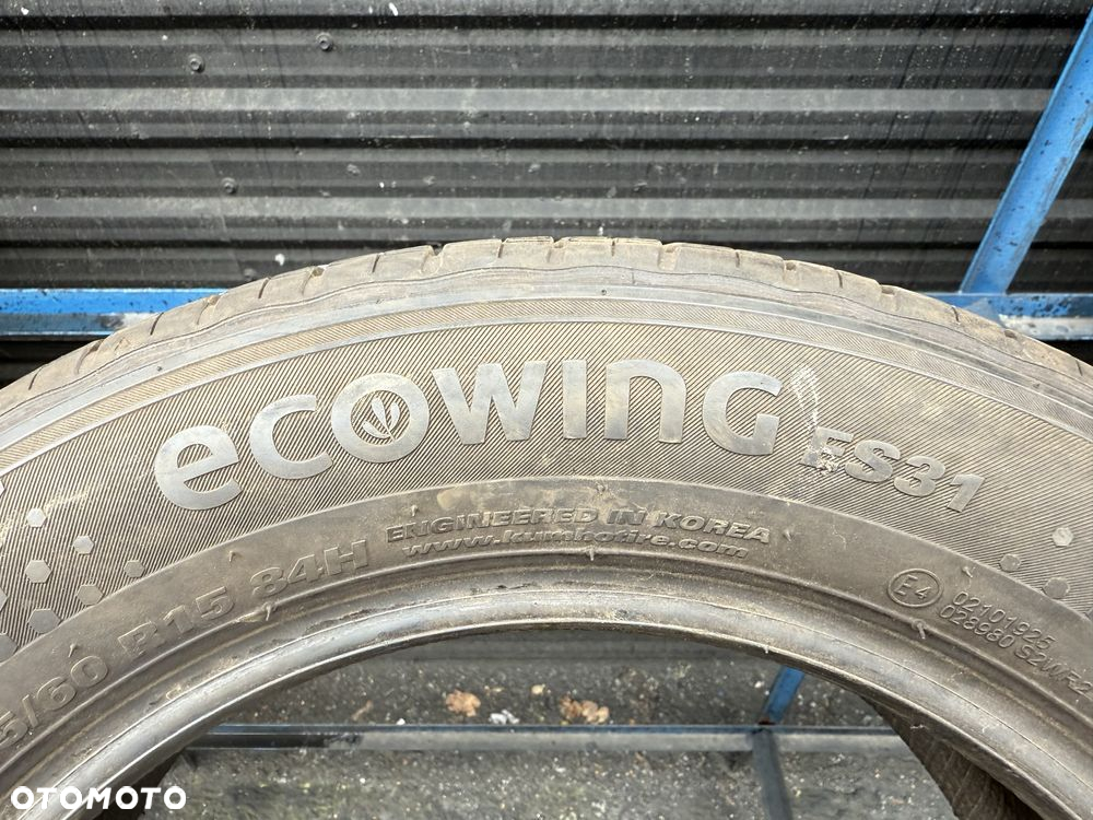 Pojedyncza Opona Letnia 185/60/15 Kumho Ecowing - 4