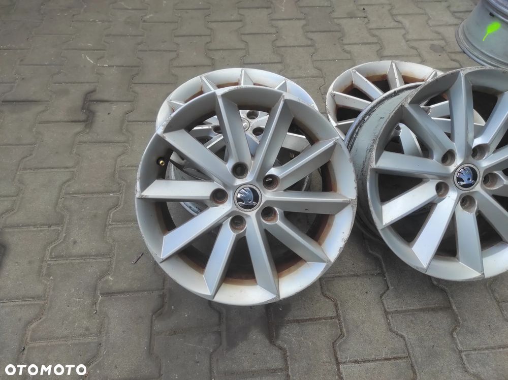 FELGI ALUMNIOWE ALUFELGI FELGI KOŁA 5X112 7J R16 ET45 3T0601025R AUDI A3 8P A4 B6 B7 VW CADDY TOURAN PASSAT B5 B6 B7 EOS SIROCCO GOLF 5 6 KOMBI JETTA PLUS SEAT LEON 2 ALTEA TOLEDO 3 ALTEA XL SKODA OCTAVIA 2 SUPERB 1 2 KOMPLET WYSYŁKA !!!! - 3