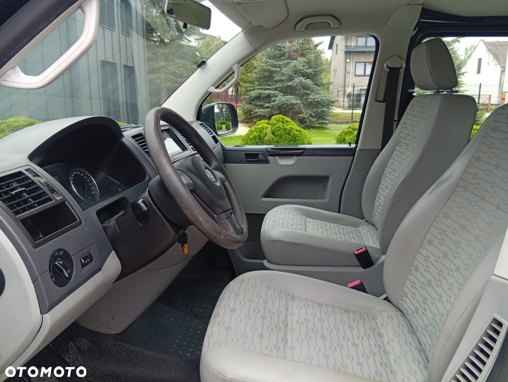 Volkswagen TRANSPORTER T5 LIFT L2H1 Long Klima Elektryka Navi Dubel Kabina Brygadówka - 9