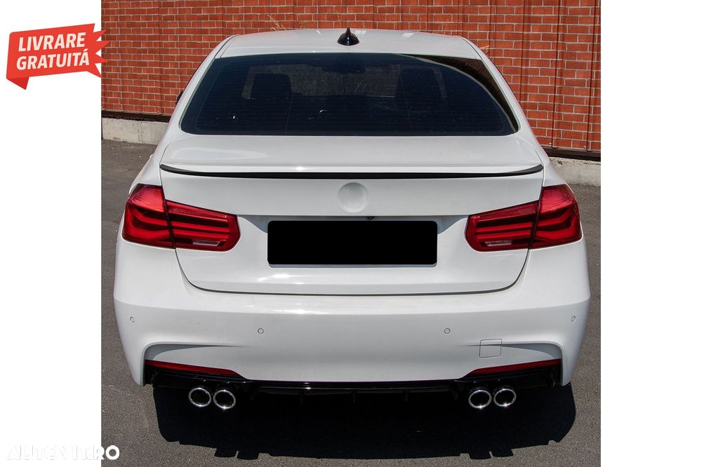 Eleron Portbagaj BMW Seria 3 F30 (2011-2014) F30 LCI (2015-2019) Negru Lucios- livrare gratuita - 6
