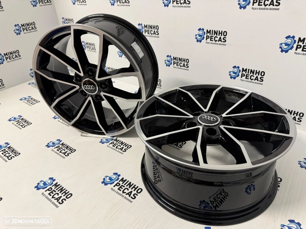 Jantes Audi SQ5 em 17 Preto Polido. - 6