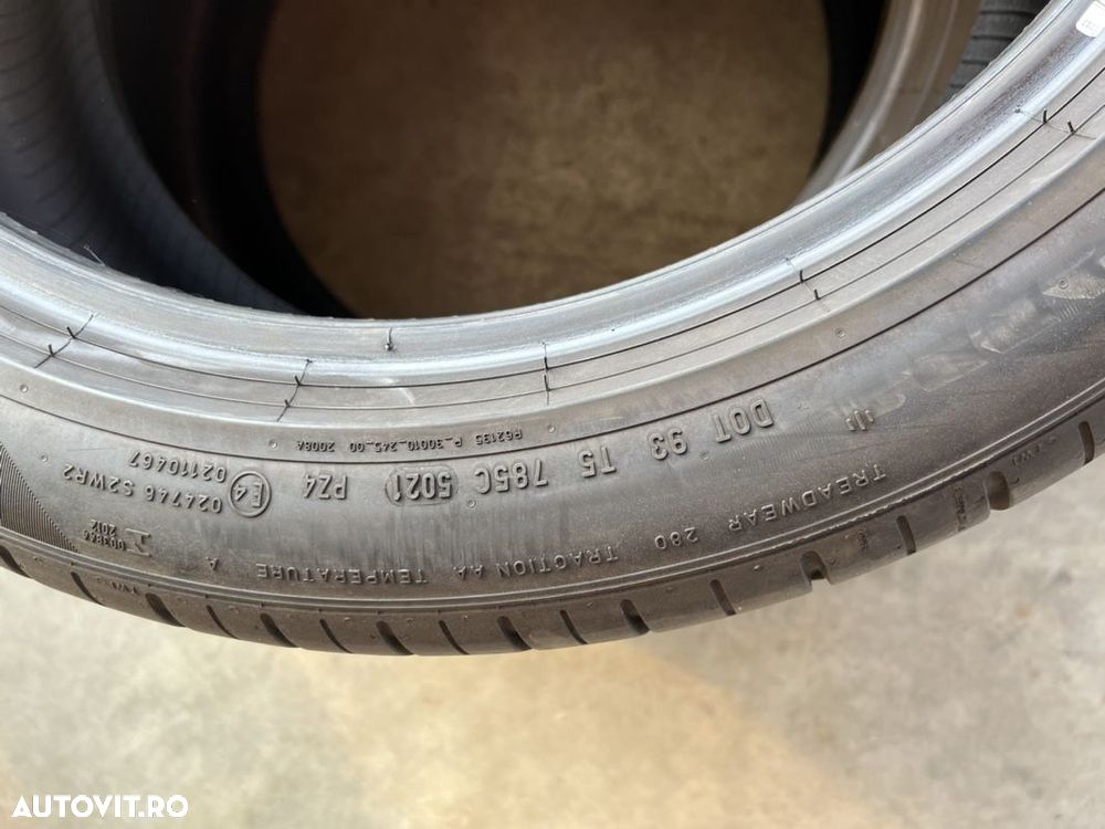 vând 2 anvelope 275/40/20 Pirelli de vară cu runflat ca noi - 7