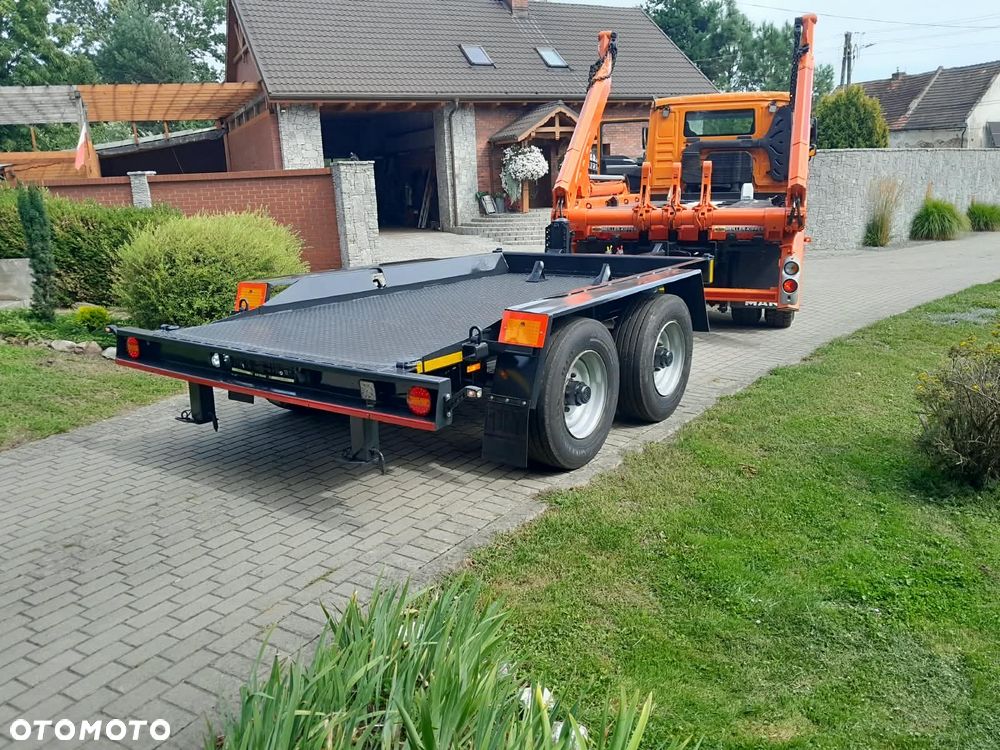 MAN TGM 18.340 / EURO 6 / MEILLER AK 12LT PILOT / bramowiec MULDA / KONTENER PRZYCZEPKA PRZYCZEPA DO BRAMOWCA GEORG - 2