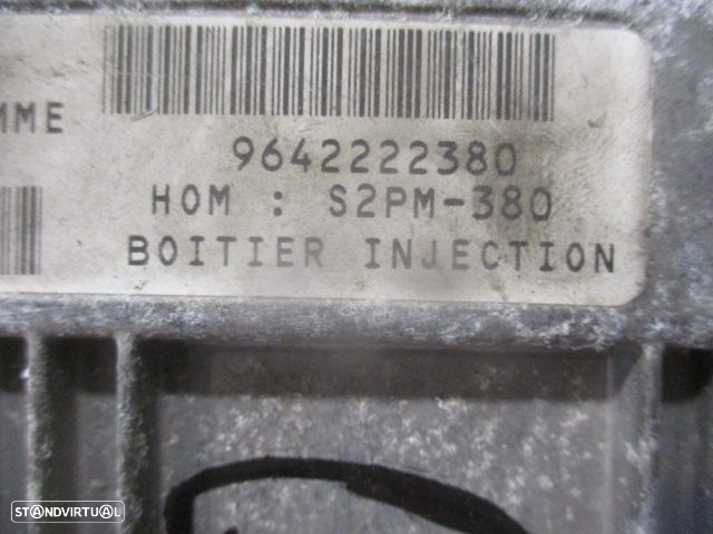 Centralina 9642222380 9648293980 CITROEN C3 FASE 1 2002 1.4I 75CV 5P VERDE PSA - 2