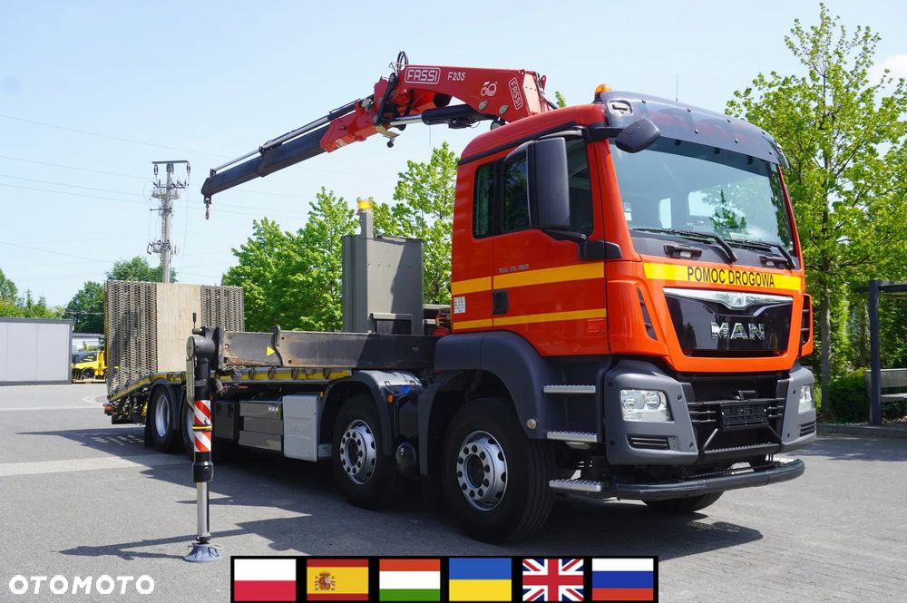 MAN TGS 35.360 E6 8×2 / HDS Fassi F235A.2.22 / pilot_255790 - 1